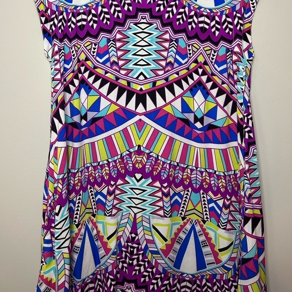 Uncle Frank Geometric Print Shift Dress Size S - Picture 3 of 7